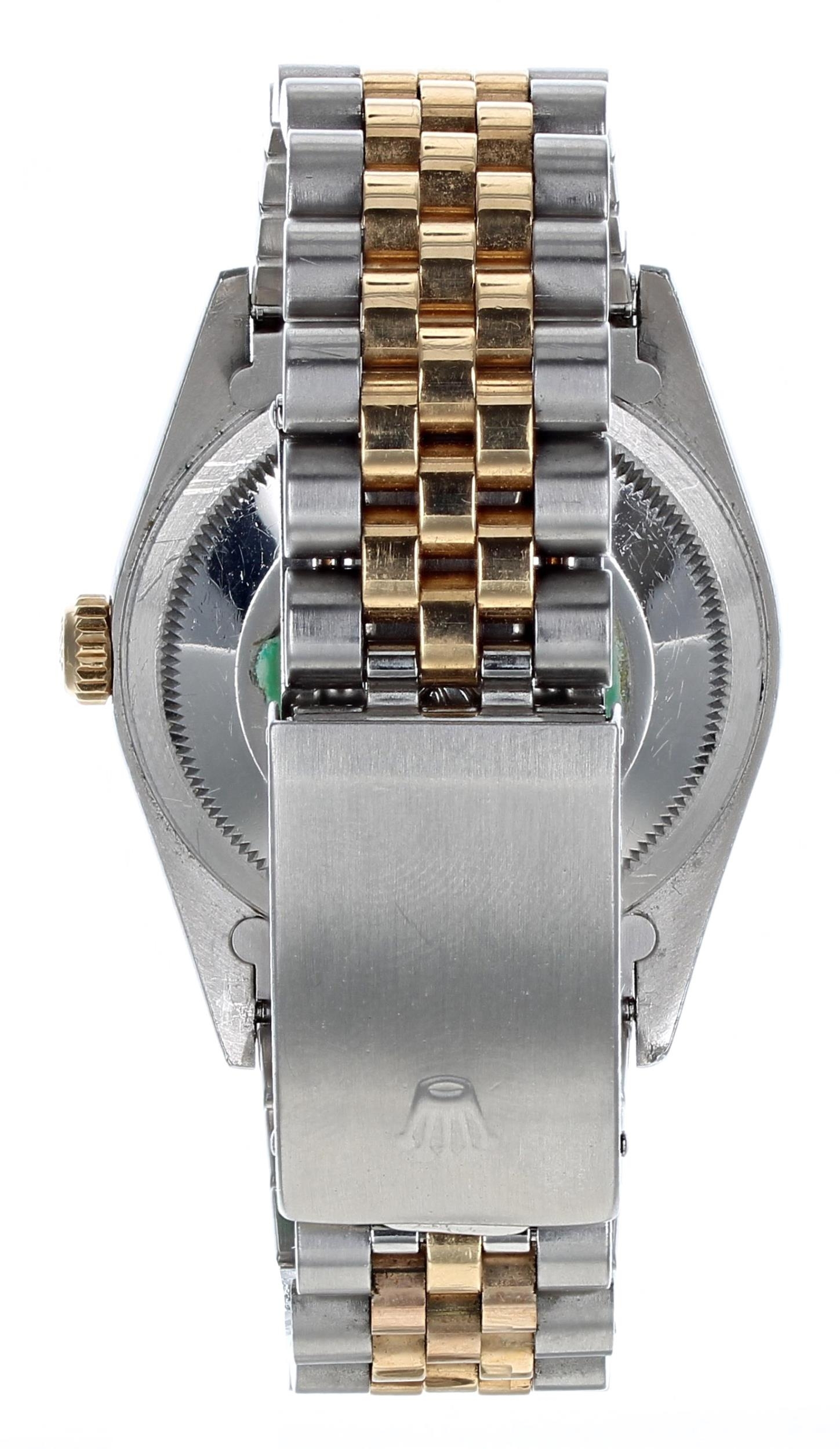 Rolex Oyster Perpetual Datejust stainless steel and gold gentleman's wristwatch, reference no. - Image 4 of 5