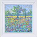 Paul Stephens (20th/21st century) - "Summers Day with Poppies", signed also inscribed verso with the