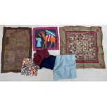 Assorted African and other silk and cloth samples