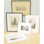 Dorothy Sweet (20th century) - "The Monument", signed artist proof, also inscribed with the title,