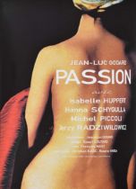 Passion - French movie poster, 1982, starring Isabelle Huppert, Michel Piccoli, directed by Jean-Luc