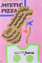 Mystic Pizza - Polish release movie poster, 1988, starring Annabeth Gish, Julia Roberts, Lili