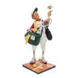 Guillermo Forchino - 'The Tennis Player', resin figure, impressed Veronese factory mark and numbered