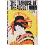 The Teahouse Of The August Moon -silkscreen Venezuela Theatre advertisement poster, theatre