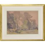 Jack Merriott RI., ROI., RSMA., RWS., (1901-1968) - Trees in a landscape, signed, watercolour,