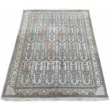 Good large Kashmir type silk carpet, 14 feet x 10 feet approx