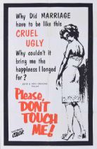 Please Don't Touch Me - USA movie poster, 1963, 68cm x 104cm, Fair