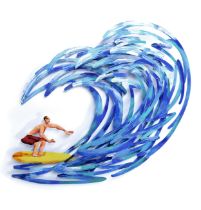 David Gerstein (Israeli born 1944) - 'Surfer', a stunning limited edition large painted laser cut