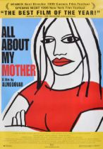 All About My Mother - 1999 movie poster, Cecilia Roth, Marisa Paredes, Penelope Cruz, directed by