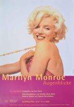 Marilyn Monroe, Augenblicke - German exhibition advertisement poster, 2000, 'The Last Sitting',