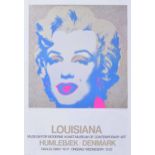 Andy Warhol, 'Marilyn' - Danish advertisement poster for the exhibition at Louisiana Museum of