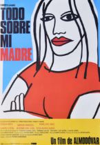 Todo Sobre mi Madre (All About My Mother) - Spanish version movie poster, 1999, Cecilia Roth, Marisa