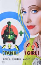 Tank Girl - English movie poster, 1994, 69cm x 102cm