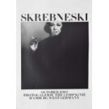 Skrebneski featuring 'Bette Davis' - German advertisement poster for the exhibition Photogalerie the