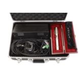 Royer R-122V vacuum tube ribbon microphone, with original pouch, wooden box, outer flight case,