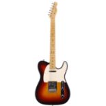 2008 Fender American Standard Telecaster electric guitar, made in USA; Body: three-tone sunburst