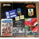 Artists various - collection of various tour programmes including Rolling Stones Licks, Steve