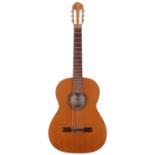 Ortega R220 classical guitar; Back and sides: mongoy, scratches to back and sides; Top: natural