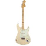 2006 Fender Custom Shop Vintage Stratocaster Relic electric guitar, made in USA; Body: see-through