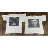 Pet Shop Boys - two original 'Performance' tour T-shirts (2) *Consigned by a local gentleman who was