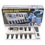 Boss GT-10 guitar effects processor, boxed *Please note: Gardiner Houlgate do not guarantee the full