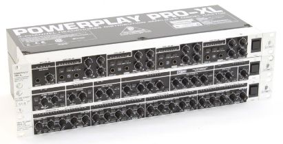 Behringer MDX4600 Multicom Pro-XL; together with a Behringer VX2496 Ultra-Voice digital rack unit