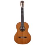 2007 Amalio Burget Model 3 classical guitar, made in Spain; Back and sides: Indian rosewood, a few