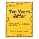 Ten Years After - original 1969 Ten Years After with Principal Edwards' Magic Theatre and