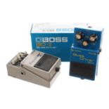 Boss BD-2 Blues Driver guitar pedal, boxed; together with a Boss GE-7 Equalizer guitar pedal (2) *