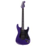 Scott Henderson - 1986 Jackson Custom electric guitar, made in USA, ser. no. 2786; Body: purple