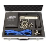 ADK Area 51 tube condenser microphone, within original flight case with Model TT-200 power supply,