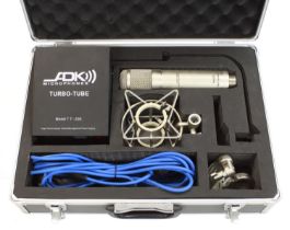 ADK Area 51 tube condenser microphone, within original flight case with Model TT-200 power supply,