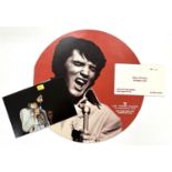 Elvis Presley - 1972 Las Vegas Hilton souvenir menu with Elvis Presley cover; together with an Elvis