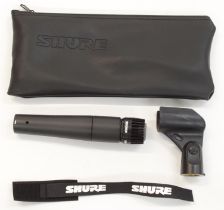 Shure SM57 dynamic microphone, with original pouch *Please note: Gardiner Houlgate do not