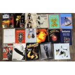 Good selection of books, DVDs and VHS relating to blues and other popular music including a Gibson