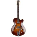 Withdrawn from sale - Bernie Marsden - mid 1960s Hofner President Thin E2 hollow body