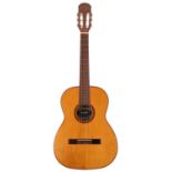 1978 Giannini AN21 classical guitar, made in Brazil; Back and sides: walnut, minor dings and surface