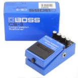 Boss CS-3 Compression Sustainer guitar pedal, boxed *Please note: Gardiner Houlgate do not guarantee
