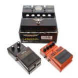 Ashdown Engineering Lomenzo Bass Hyper Drive guitar pedal, boxed; together with an AXL FT-2 50s