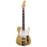 1997 Fender Will Ray Jazz-A-Caster Limited Edition electric guitar, made in Japan; Body: gold leaf