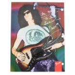 Noel Redding - autographed Fender Limited Edition Noel Redding Jazz Bass cut-out, signed by Noel