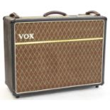 1960s Vox AC30 guitar amplifier in need of repair (modifications) *Please note: Gardiner Houlgate do