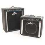 Peavey Bandit 65 guitar amplifier; together with a Peavey KB100 keyboard amplifier (2) *Please note: