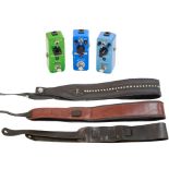 Three Donner mini guitar pedals to include a Noise Killer, a Blues Drive and an Ultimate Comp;