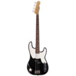 Composite Mike Dirnt Signature Precision Bass guitar comprising Fender neck and Squier body; Body:
