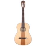 Karl Hofner HF14 classical guitar, made in Germany; Back and sides: natural maple; Top: spruce and