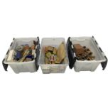 Large quantity of woodworking tools, including files, reamers and gouges etc; also numerous tins