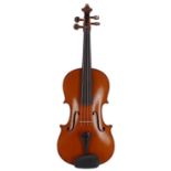 Good German viola by and labelled Wolff Bros, Violin Manufacturers, Class 3 no. 2581, 1898, the