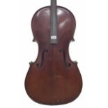 Violoncello labelled Silvestre et Maucotel..., 30", 76.20cm, soft case *This violoncello is sold