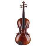 Beare & Son imported violin labelled Leon Paroche, Billancourt, Anno 1928, 14 1/16", 35.70cm; also